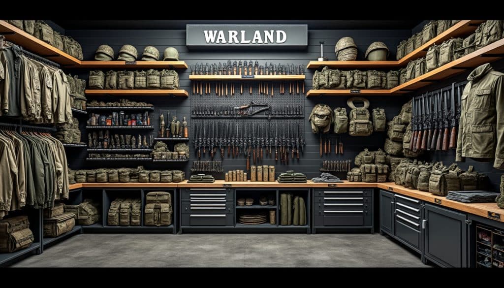 Warland surplus armurerie coutellerie airsoft uniformes défense