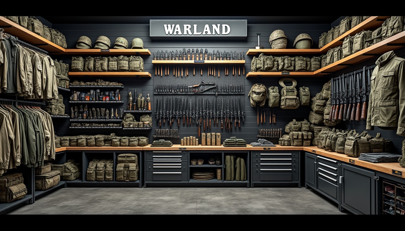 Warland surplus armurerie coutellerie airsoft uniformes défense