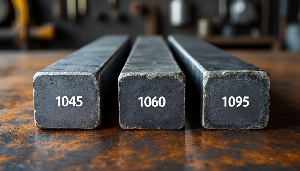 Acier 1045, 1060, 1095 : ce que les chiffres indiquent