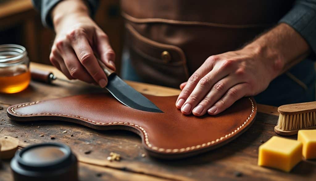 Entretenir un fourreau en cuir : la routine