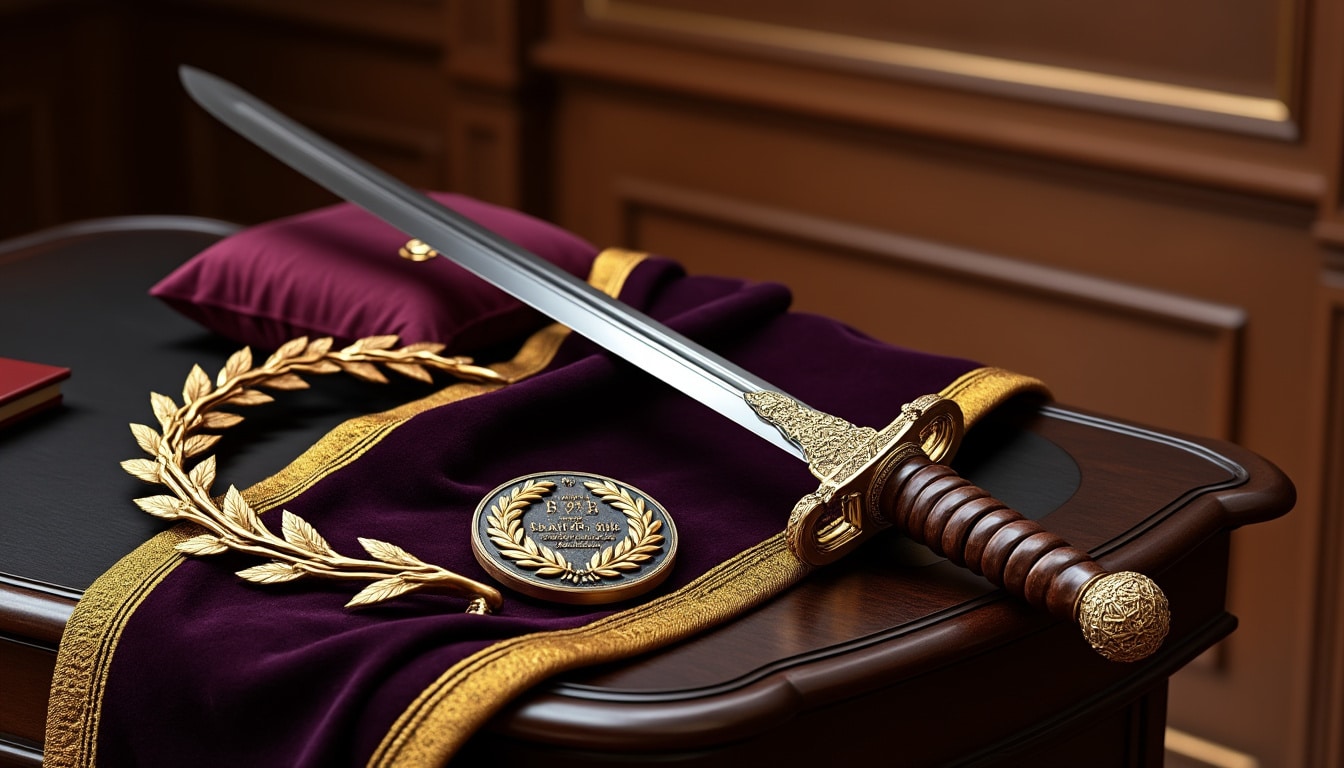 Épée d&rsquo;académicien et objets de cérémonie : leur statut
