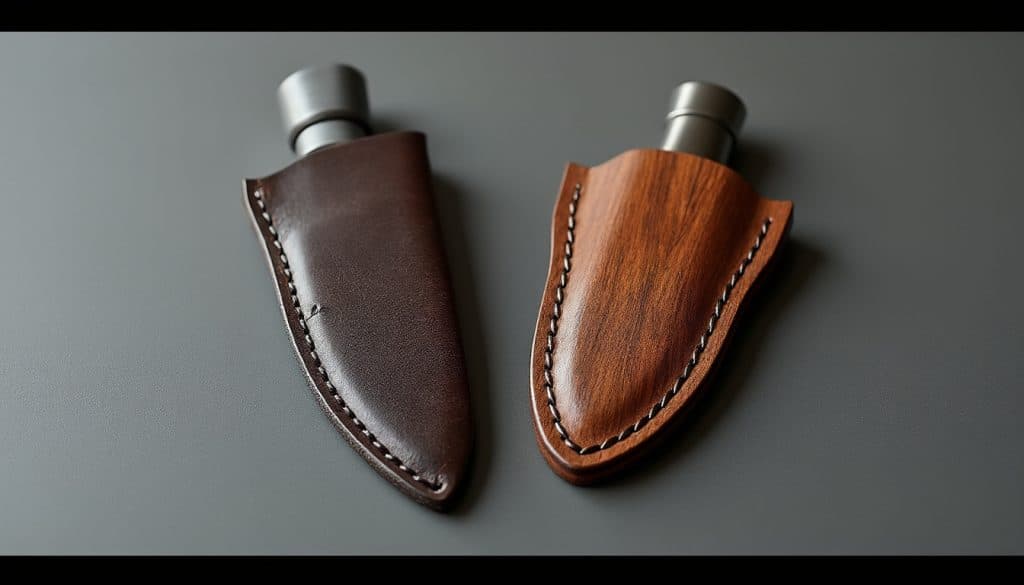 Fourreau en cuir ou en bois : ce qui protège la lame