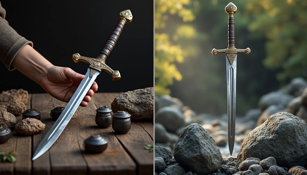 Poids d&rsquo;une épée historique : la réalité contre le mythe