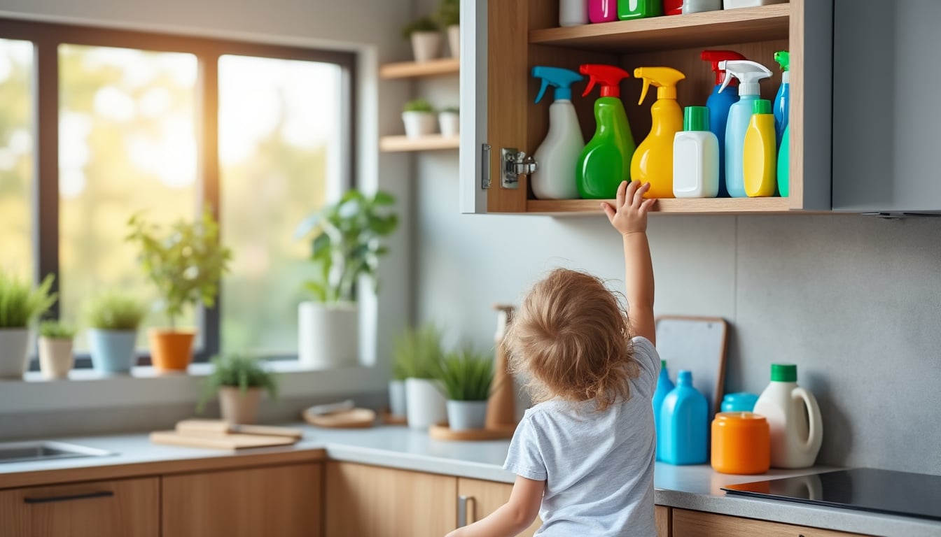 Sécurité à la maison : ranger hors de portée des enfants