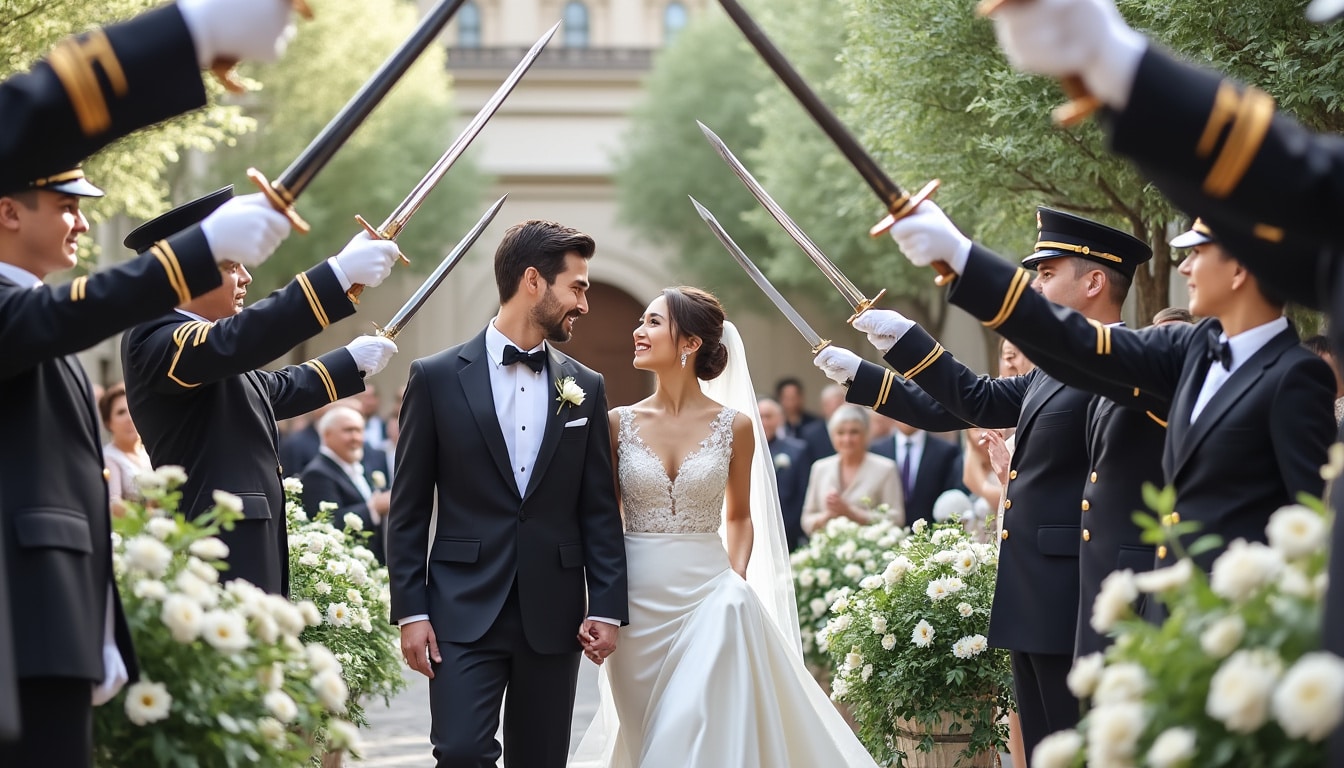 Épée de cérémonie pour un mariage : les usages